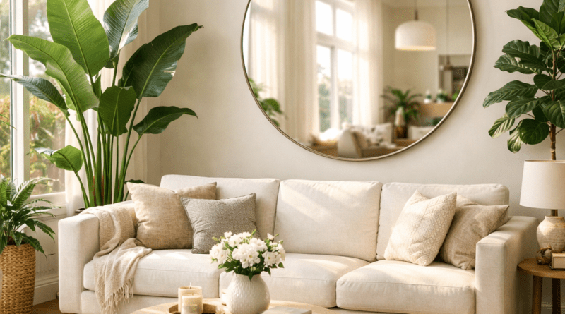 Modern and bright living room featuring stunning home decor ideas