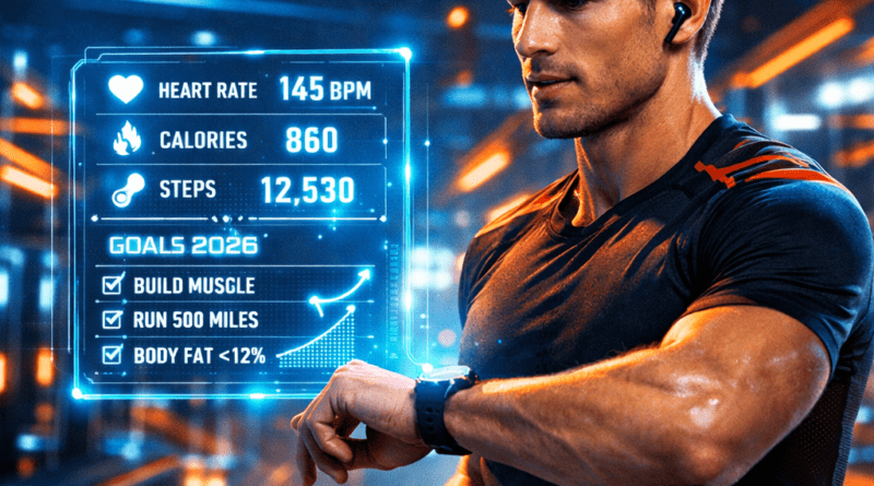 Fitness Trends 2026 male athlete with AI technology