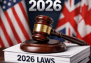 New laws 2026 legal and tax changes concept.