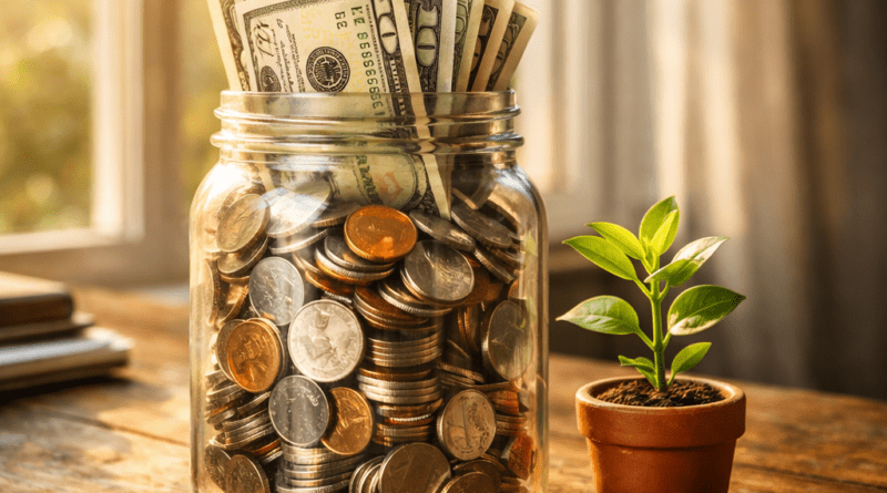 how to save money fast Financial Growth Still Life