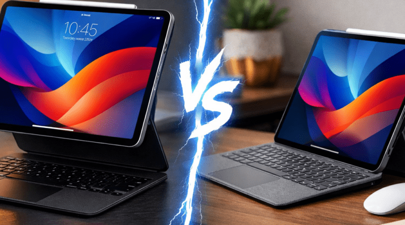 Apple Magic Keyboard vs Logitech Combo Touch comparison 2026.