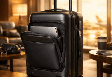 Best smart travel bag 2026 LEVEL8 Road Runner at airport.