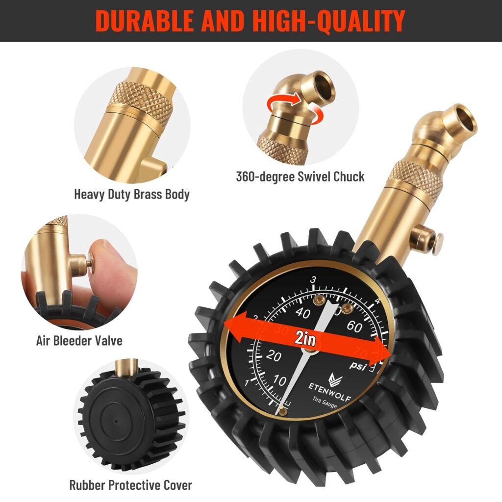 Gifts for men under $50 Tire Gauge)
