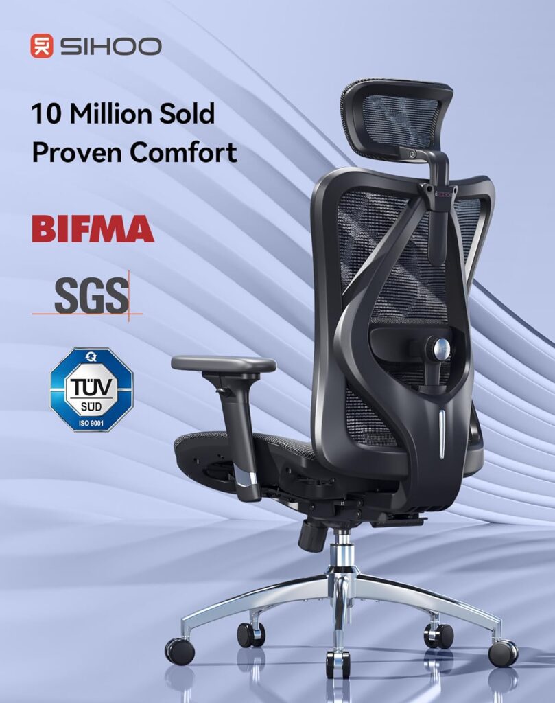Best Ergonomic Office Chair 2026 Sihoo M57 Mesh Chair