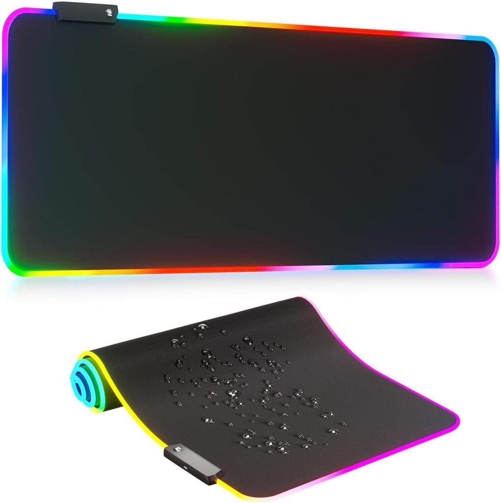 Gifts for men under $50 RGB Mouse Pad
