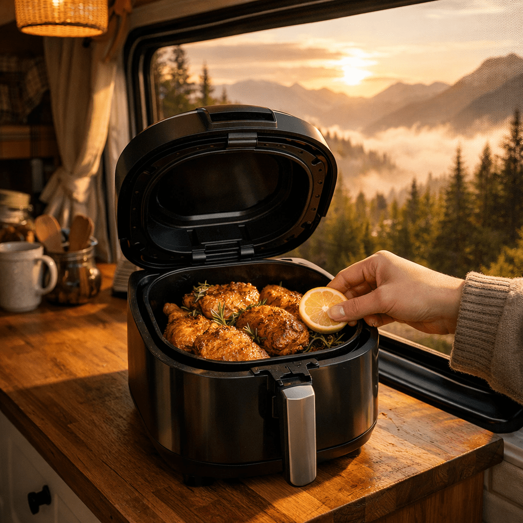 5 Best Air Fryer Recipes for Van Life 2026: Low Power Meals I Actually Cook!