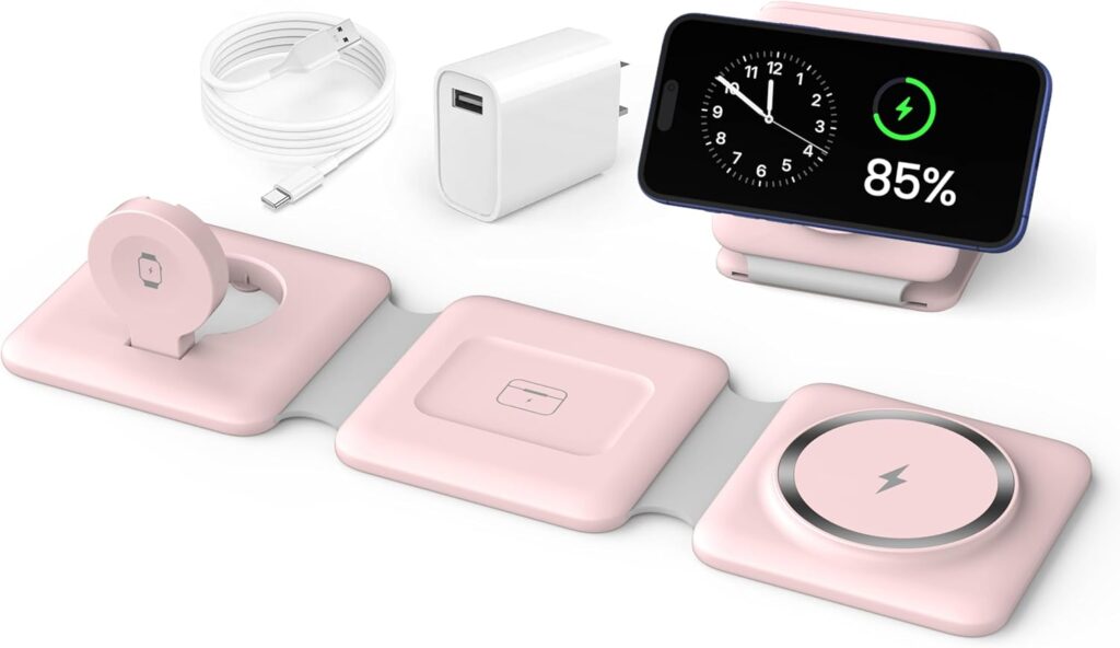 Pink wireless charging station with accessories Viral Tech Gadgets 2026