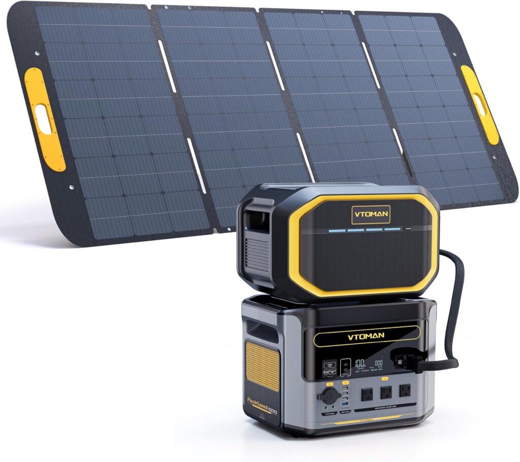 Portable solar power generator setup