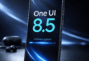 Samsung One UI 8.5 supported devices list showing Galaxy S25 software update screen