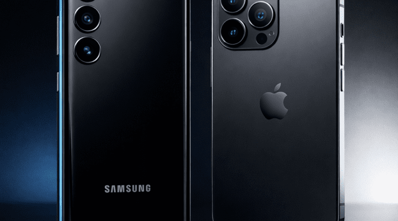 Samsung vs iPhone 2026 comparison showing Galaxy S26 Ultra and iPhone 17 Pro Max side by side