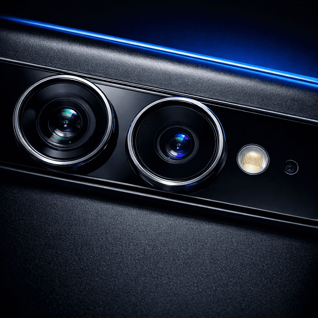 Google Pixel 9a review camera system showing 48MP main lens and ultrawide