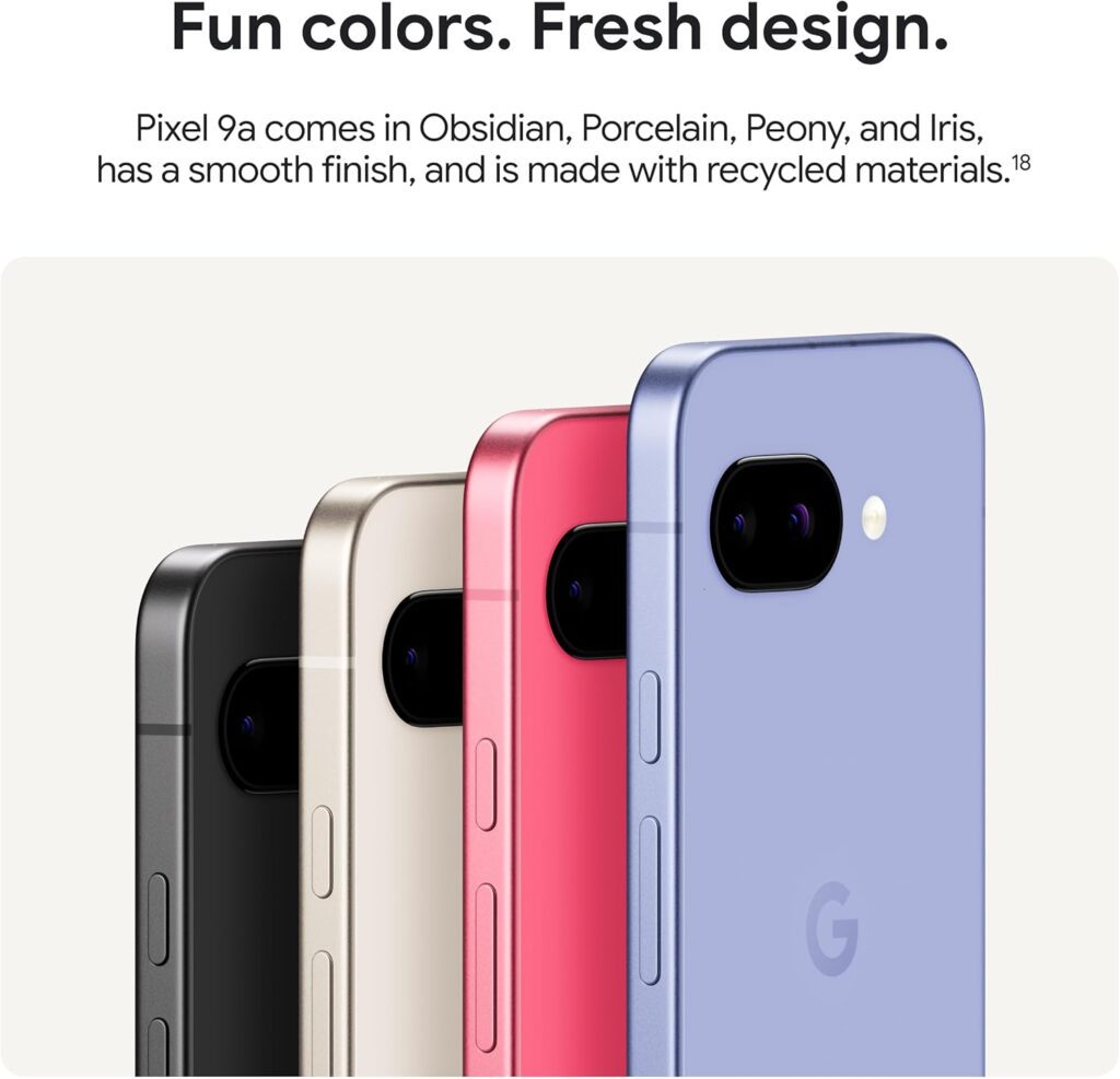 Google Pixel 9a different color